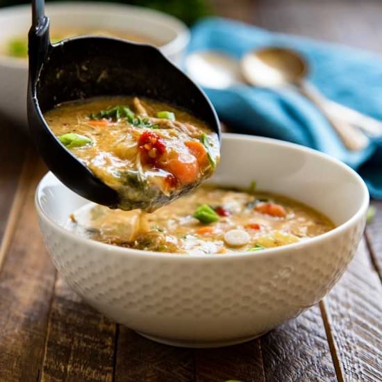 Coconut Chicken Thai Soup - Recipe photo by keviniscooking