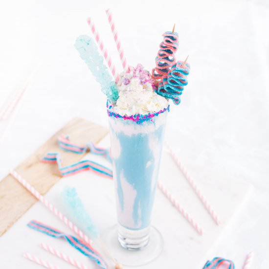 Cotton Candy Milkshake - Recipe photo by A baJillian Recipes