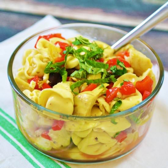 TORTELLINI SALAD - Recipe photo by livingwellspendingless