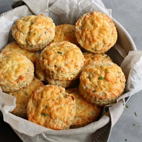 Savoury Cheese & Chive Scones - Recipe photo by berry sweet life