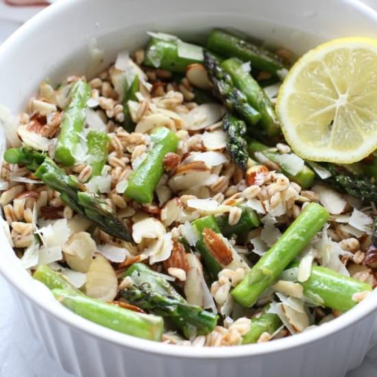 Farro and Asparagus Salad - Recipe photo by iheartvegetables