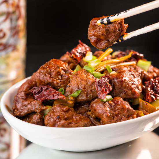 Szechuan Chilli Chicken - Recipe photo by meemiskitchen