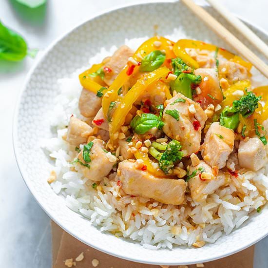 Savory Sweet Chicken Stir Fry - Recipe photo by Eatwell 101