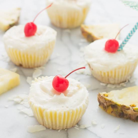 Piña Colada Ice Cream Bites - Recipe photo by Strawberry Blondie Kitchen