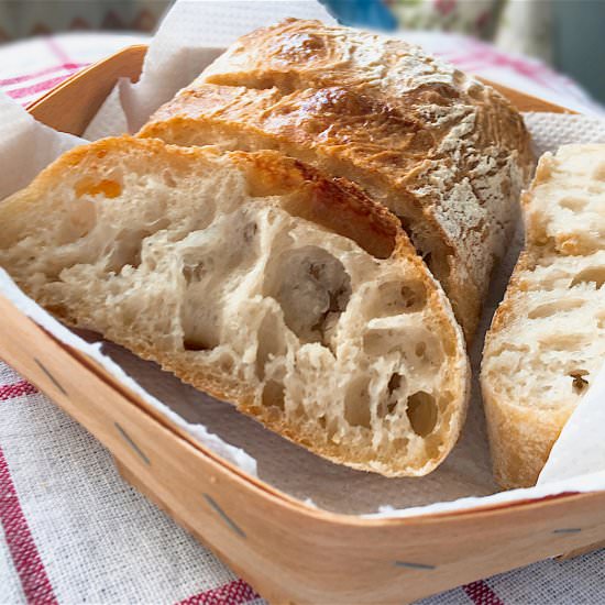 Homemade Perfect Ciabatta Bread - Recipe photo by ItalianRecipeBook