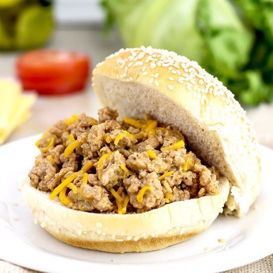 Cheeseburger Sloppy Joes - Recipe photo by tastefullyeclectic