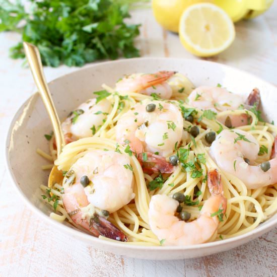One Pot Shrimp Piccata - Recipe photo by Whitney Bond