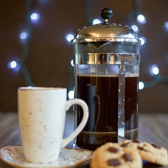 Press Pot Coffee - Recipe photo by artzyfoodie