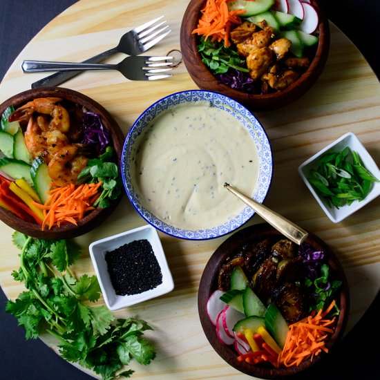 Ackee Tahini Dressing - Recipe photo by ktchncat