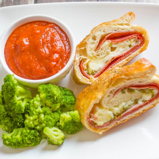 Semi-Homemade Stromboli - Recipe photo by livingwellspendingless