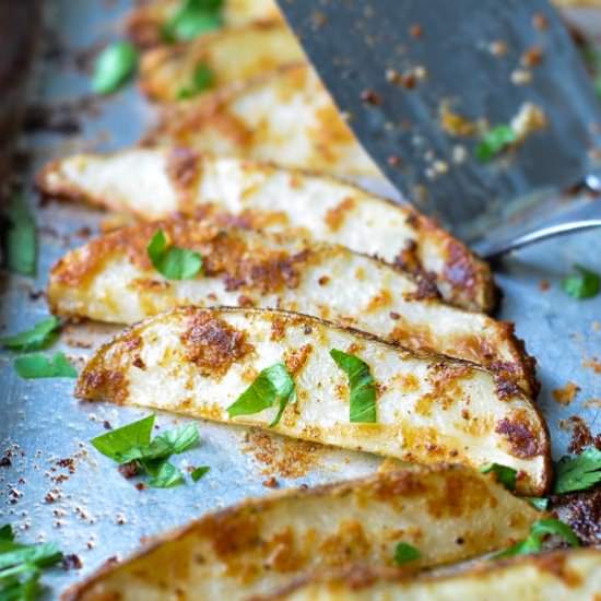 Roasted Parmesan Ranch Potatoes - Recipe photo by MamaGourmand