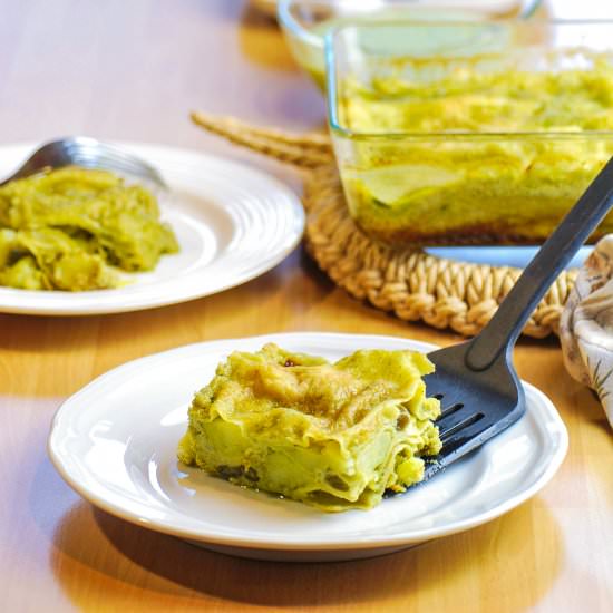 Pesto Lasagna - Recipe photo by Recipes from Italy