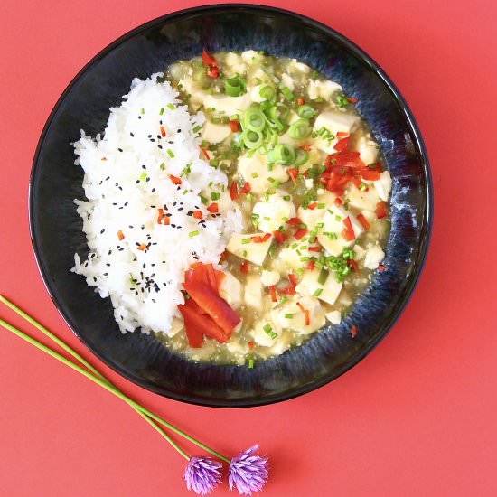 Japanese-Style Mapo Tofu - Recipe photo by rhiansrecipes