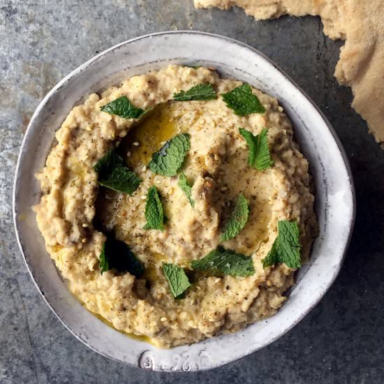 Baba Ghanoush Hummus - Recipe photo by doublethyme