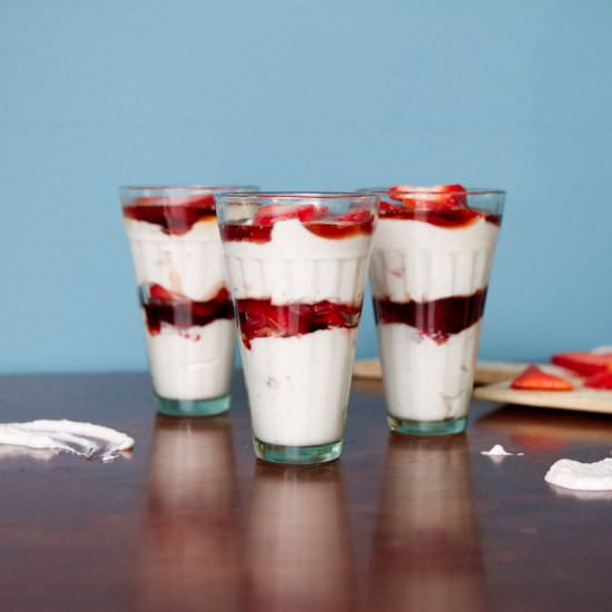 Strawberry Mousse - Recipe photo by The Sweet Nerd