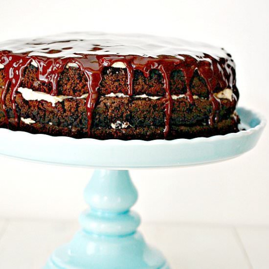 Brownie Cookie Dough Layer Cake - Recipe photo by evabakes