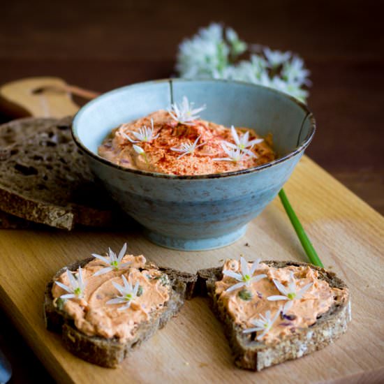 Liptauer Spiced Paprika Cheese Dip - Recipe photo by cuisinedeli