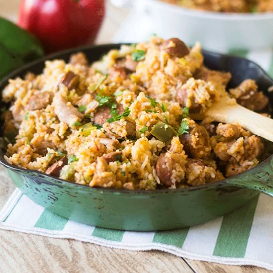 Pressure Cooker Jambalaya - Recipe photo by Feed Your Soul