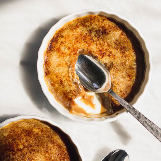 Coffee Creme Brulee - Recipe photo by cakeoversteak