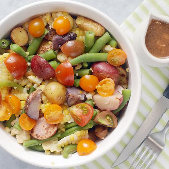 Honey Dijon Garden Potato Salad - Recipe photo by alisonsallspice