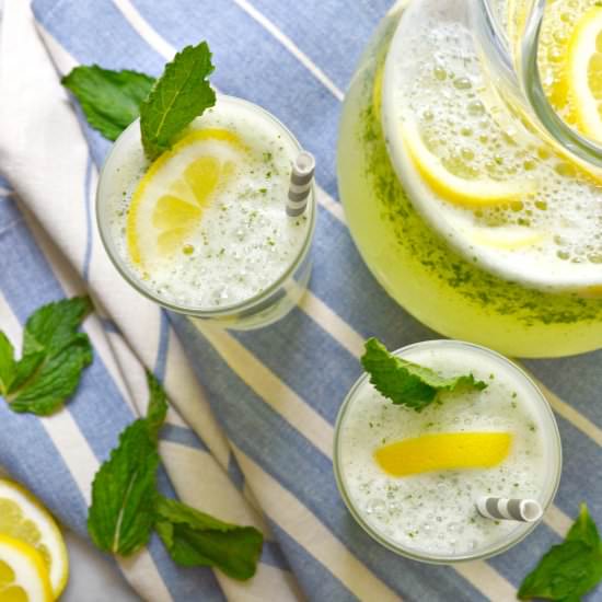 Mint Lemonade - Recipe photo by loveandfoodforeva