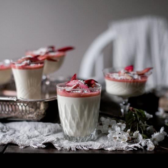 White chocolate panna cotta - Recipe photo by LyndseyEden