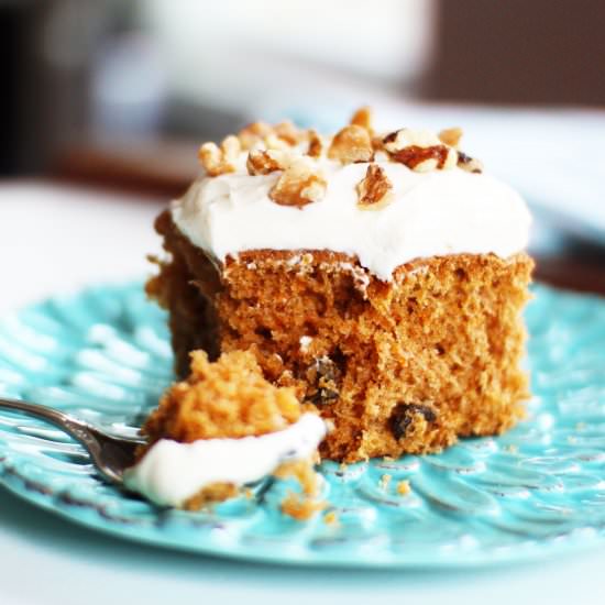 Carrot Cake, Mascarpone Frosting - Recipe photo by Sneaky Mommies