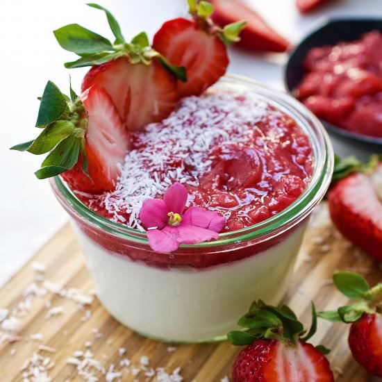 Strawberry Rhubarb Compote - Recipe photo by my berkeley kitchen