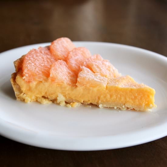 Grapefruit Curd Tart - Recipe photo by ai made it for you