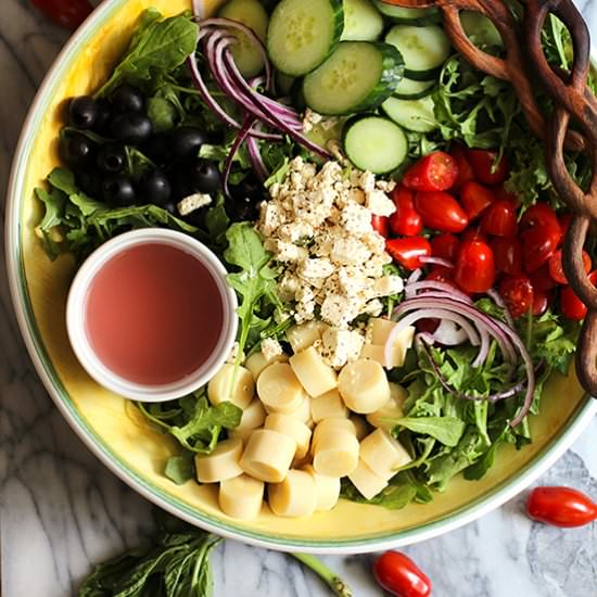 Italian Hearts of Palm Salad - Recipe photo by suebeehomemaker
