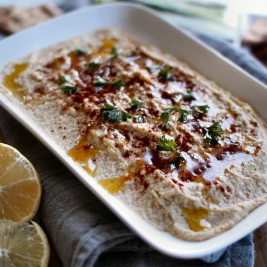 Best Hummus Ever - Recipe photo by Sneaky Mommies