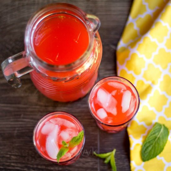 Lemon Curd Sharbat - Recipe photo by srividhya