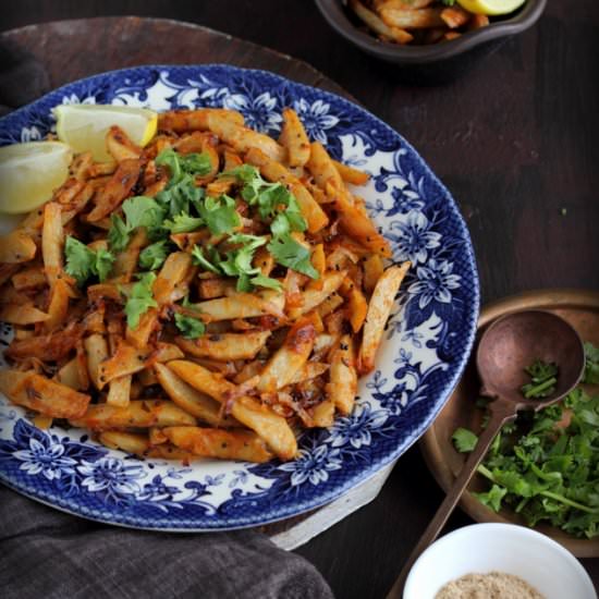 Punjabi Arbi Masala - Recipe photo by easyfoodsmith