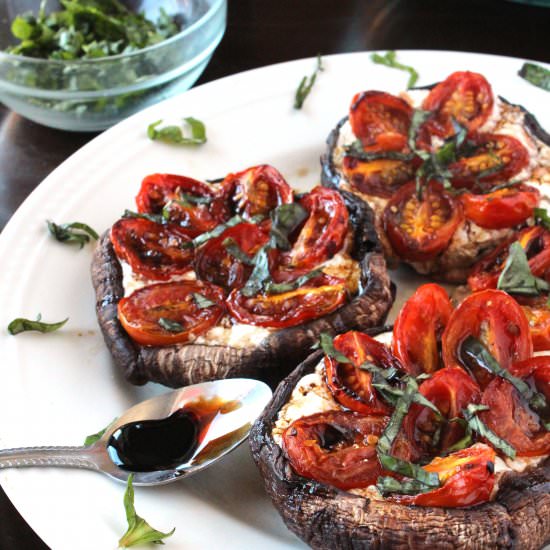 Caprese Stuffed Portobellos - Recipe photo by healthyharvest