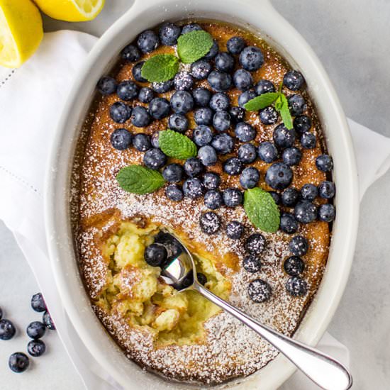 Lemon Pudding Cake - Recipe photo by Stiers Aesthetic