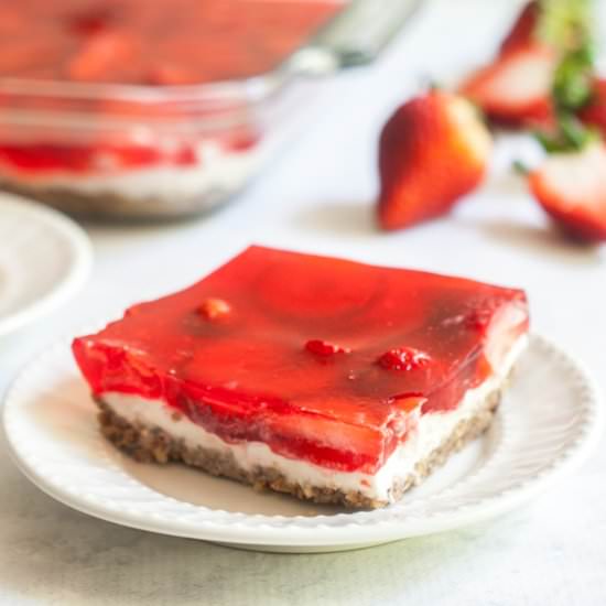 Low Carb Strawberry Dessert - Recipe photo by MyLifeCookbook
