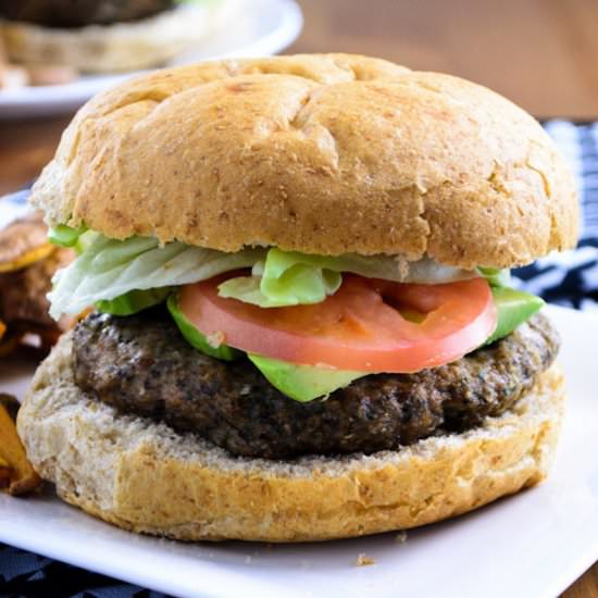 Mushroom Chicken Burgers - Recipe photo by shebakeshere