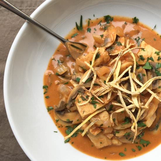 Paleo Brazilian Chicken Stroganoff - Recipe photo by whatstheovenonfor