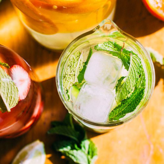 Mojito Water - Recipe photo by thealmondeater