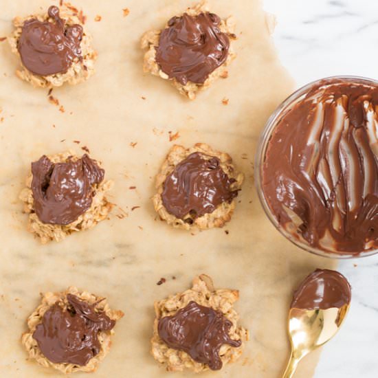 Chocolate, PB, Banana & Oat Cookies - Recipe photo by heartandstove