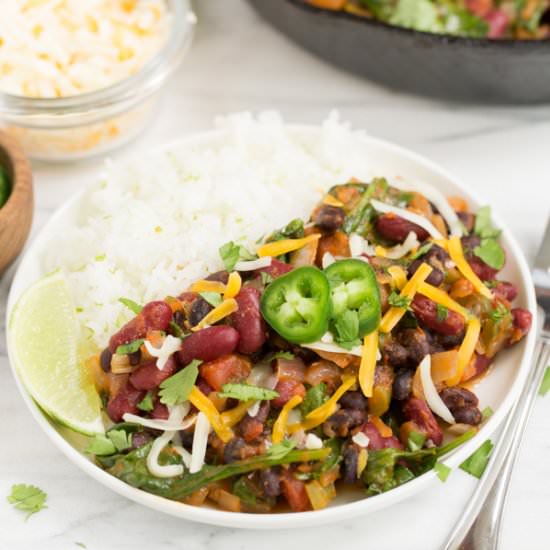 Salsa Beans and Rice - Recipe photo by heartandstove
