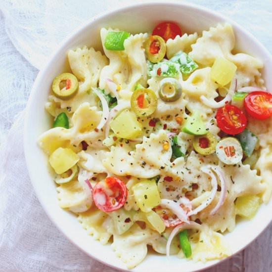 Creamy Summer Pasta Salad - Recipe photo by Funfoodandfrolic