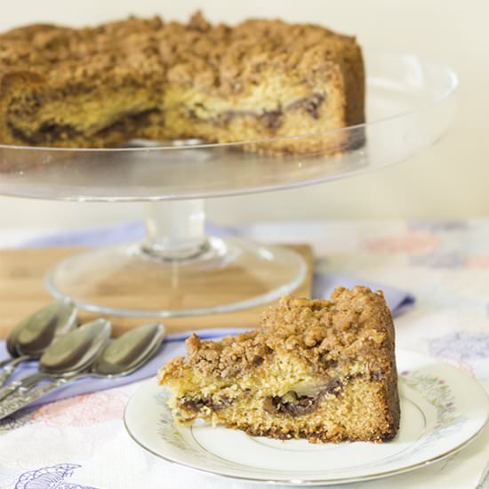 German Apple Streusel Cake - Recipe photo by CakeMistress