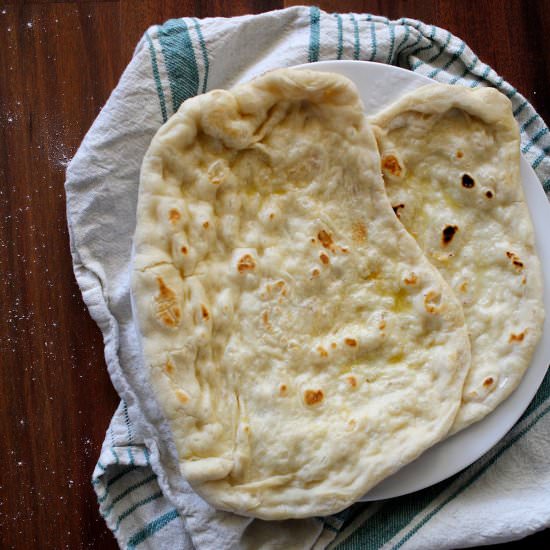 Sourdough Naan - Recipe photo by scratch-eats