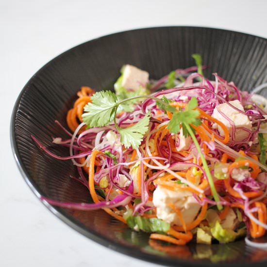 Tofu + Rice Noodle Salad - Recipe photo by scratch-eats