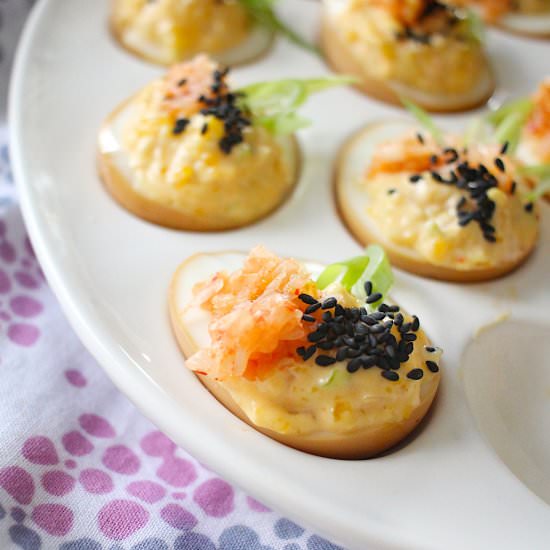Japanese Deviled Eggs - Recipe photo by scratch-eats