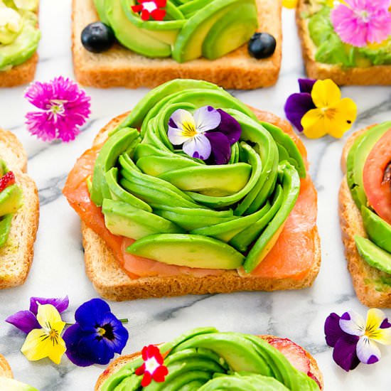Avocado Toasts Nine Ways - Recipe photo by kirbie