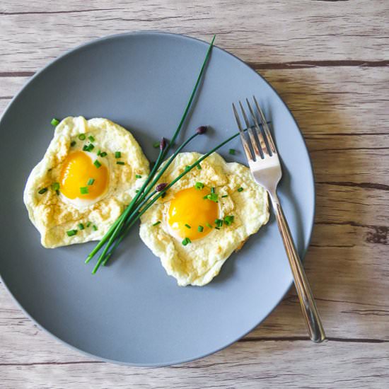 Cloud Eggs - Recipe photo by The Beader Chef