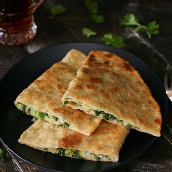 Afghani Bolani - Recipe photo by Foodtasia