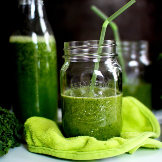 Kid Approved Green Smoothie - Recipe photo by Sneaky Mommies